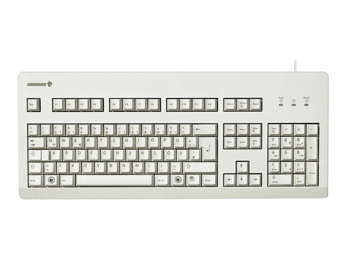 Cherry G80-3000 - Tastatur - PS/2, USB - Deutsch Image