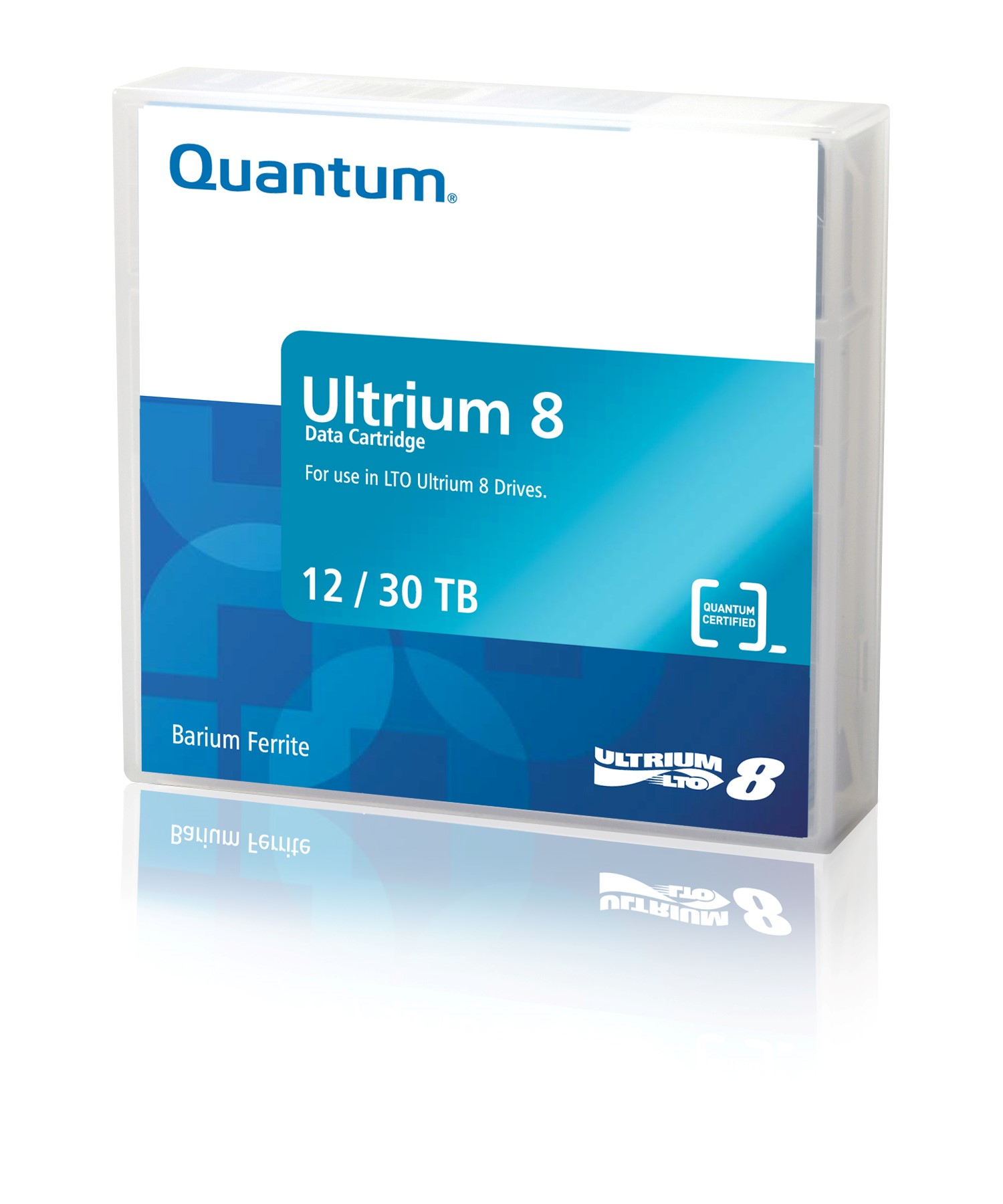 Quantum MR-L8MQN-02, Leeres Datenband, LTO, 12 TB, 30 TB, 2,5:1, Rot