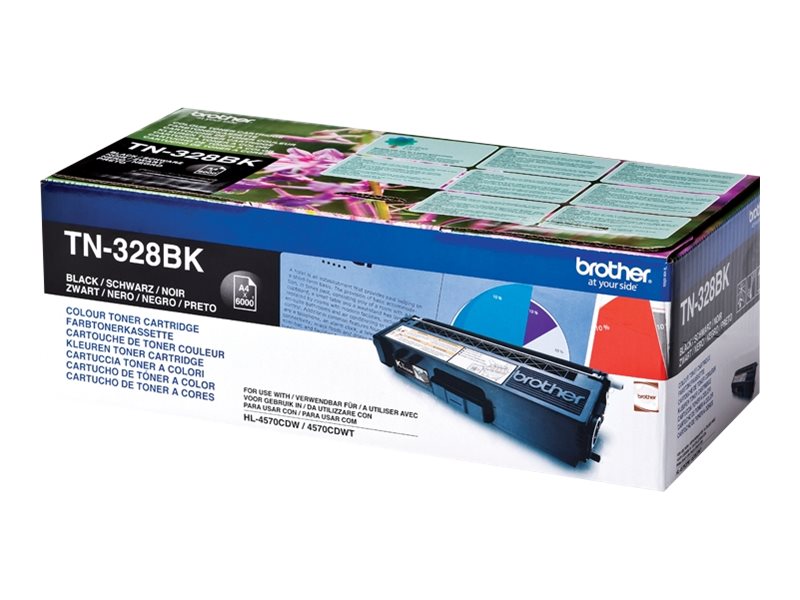 Brother TN328BK - Schwarz - original - Tonerpatrone Image